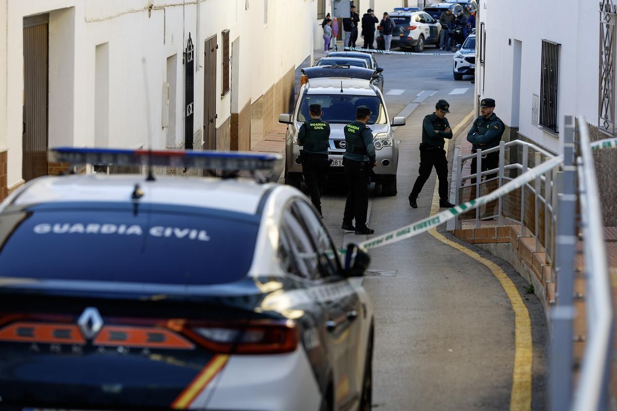 Despliegue tras el crimen machista de Campillos en noviembre del año pasado.