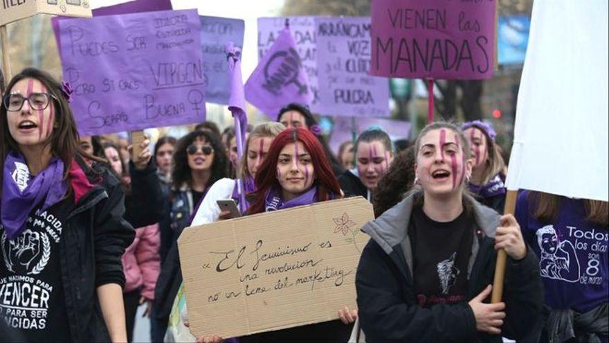 Demo zum Weltfrauentag.