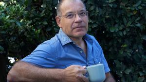 El escritor Toni Sala, en Barcelona. 