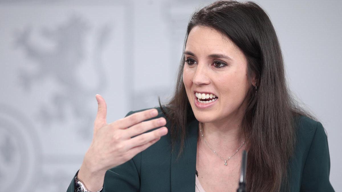 Irene Montero, ministra de Igualdad en una foto de archivo