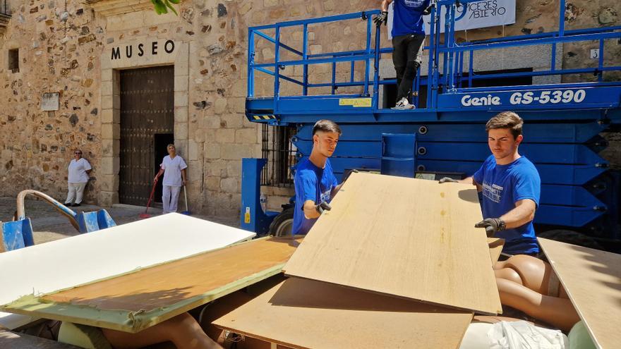 Vacían el Museo de Cáceres antes de empezar la reforma