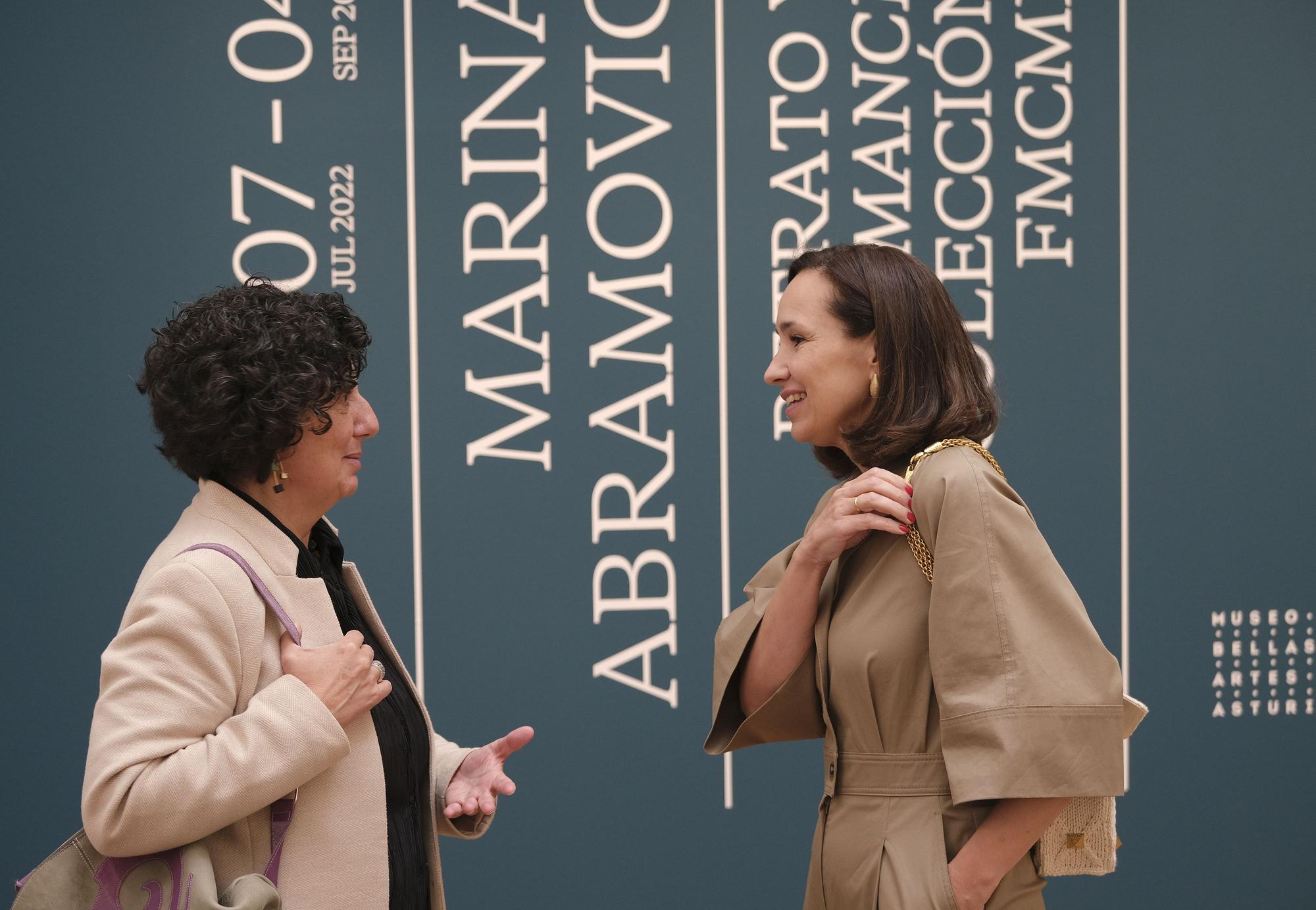 Así es la exposición sobre Marina Abramovic inaugurada en el Museo de Bellas Artes de Asturias