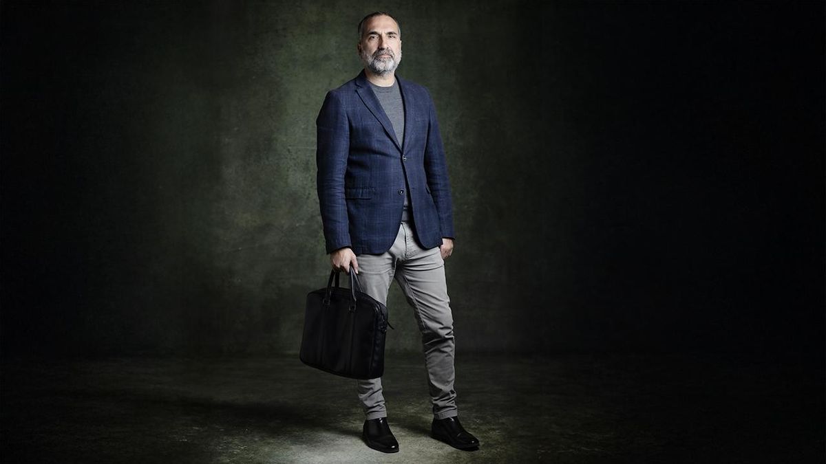 Retrato augusto del arquitecto ovetense Pablo Menéndez