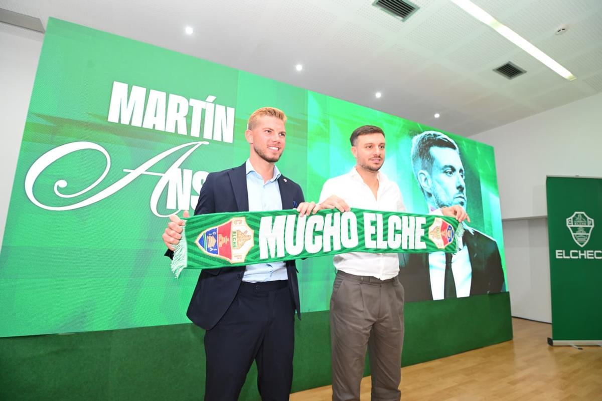 Presentación de Martín Anselmi, nuevo entrenador del Elche CF