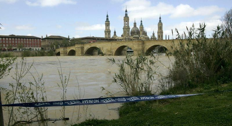 Crecida del Ebro en Zaragoza