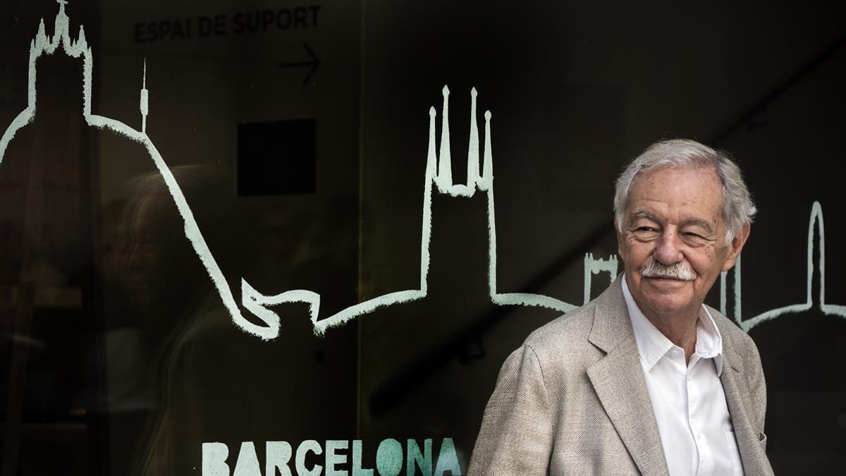 Eduardo Mendoza, en la presentación de su libro 'El rey recibe'.