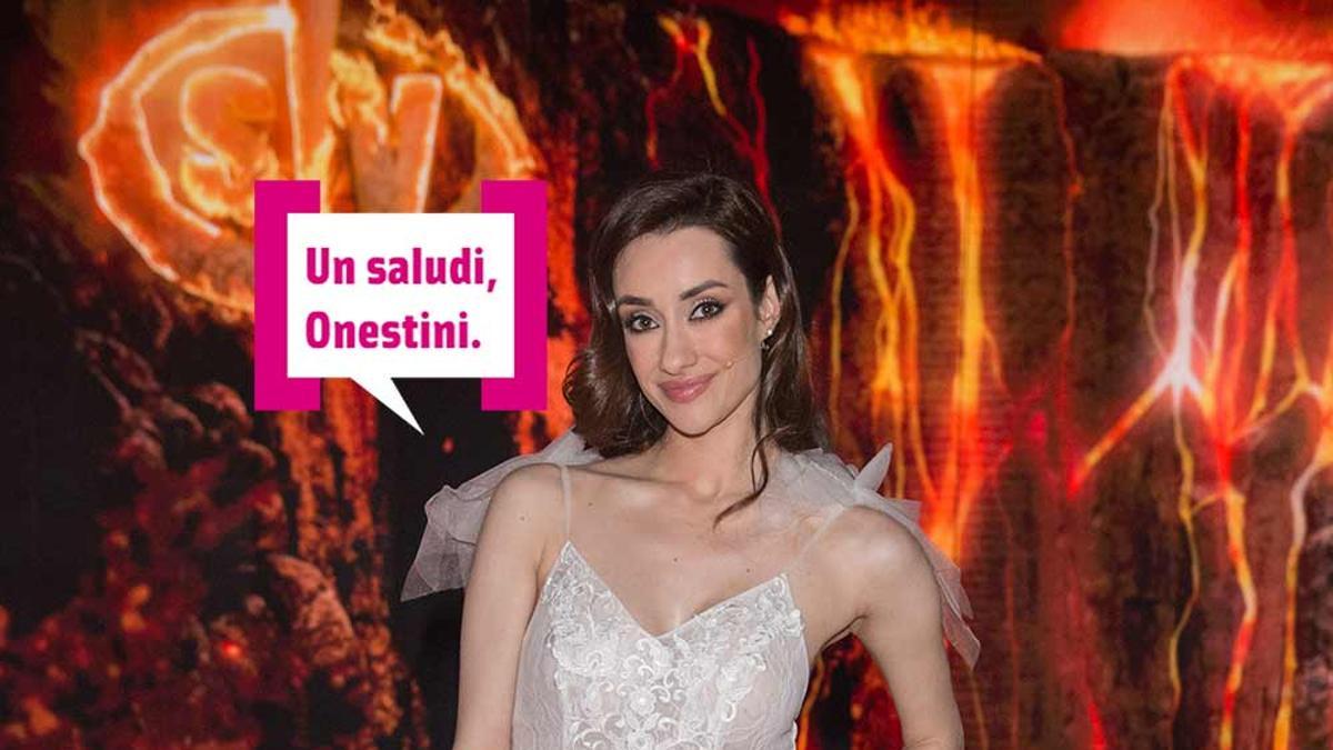 Adara Molinero en el plató de Supervivientes