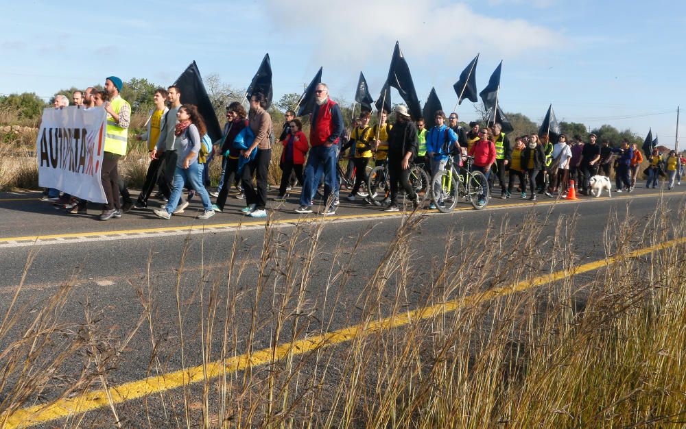 Protest gegen Schnellstraße Campos-Llucmajor