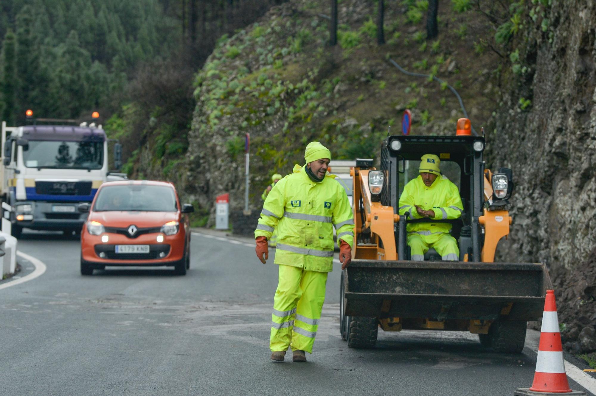 Nueva jornada de lluvias en Gran Canaria por el paso de la borrasca 'Filomena'