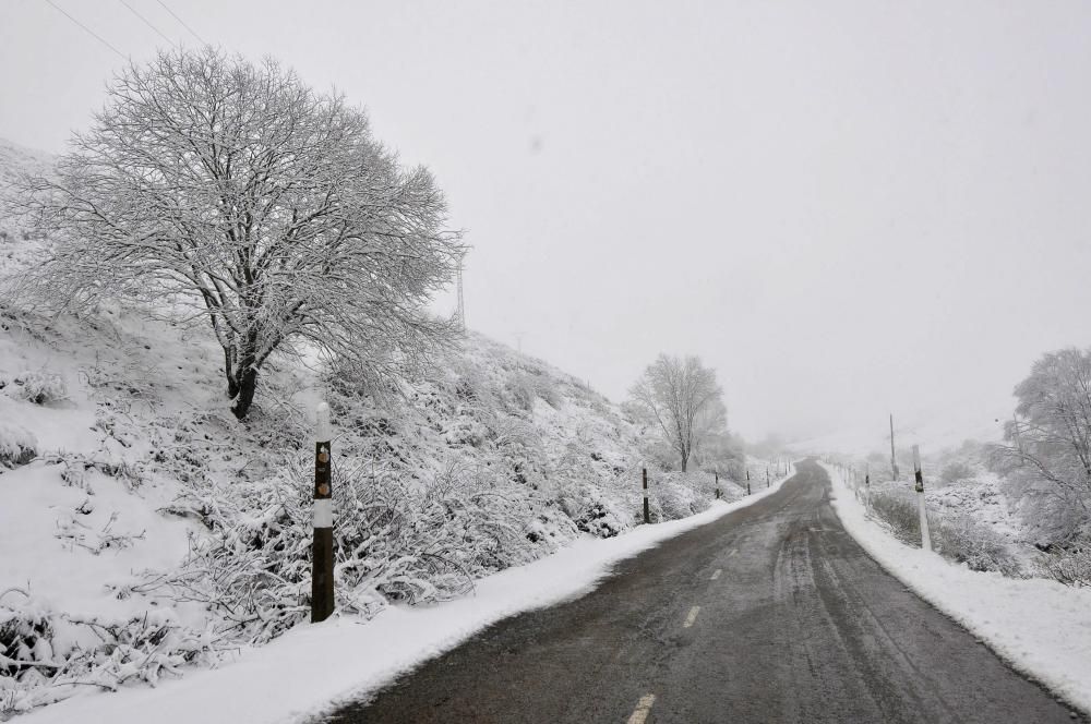 Primera nevada en Pajares