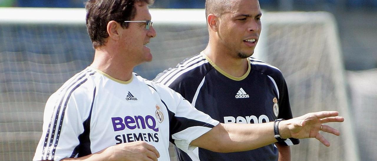 Capello y Ronaldo
