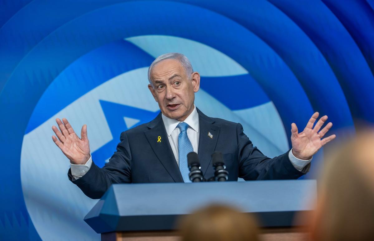 El primer ministro de Israel, Binyamín Netanyahu.