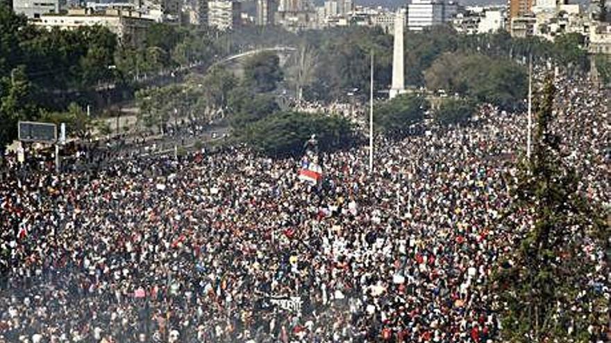 Manifestació a Santiago de Xile