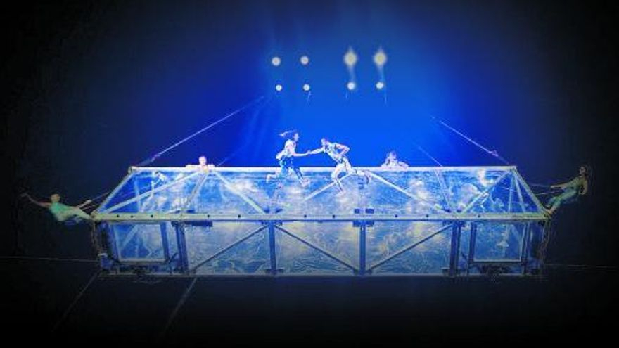 La plataforma
rectangular i transparent s’alçarà a quinze metres | FACEBOOK SACUDE DANZA
