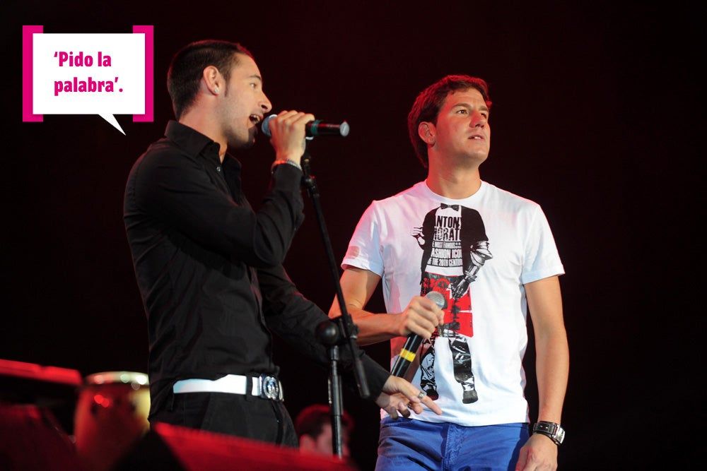 Andy y Lucas en concierto