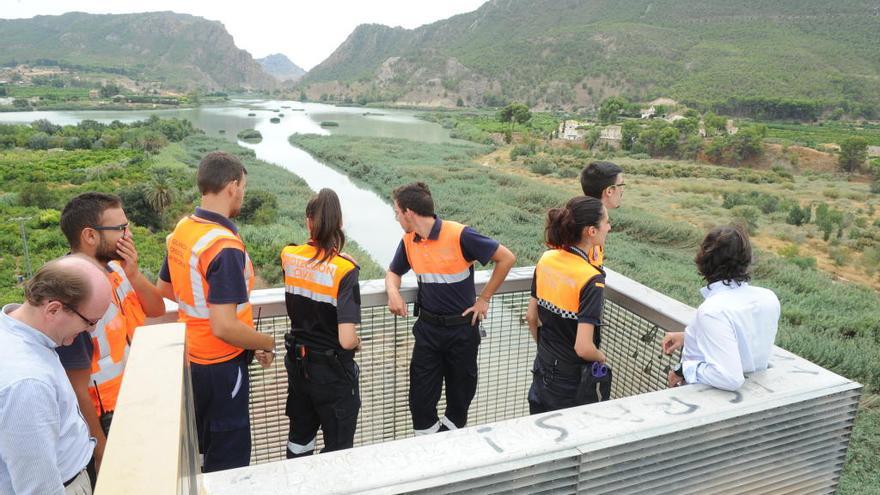 Voluntarios de Protección Civil en el Valle de Ricote