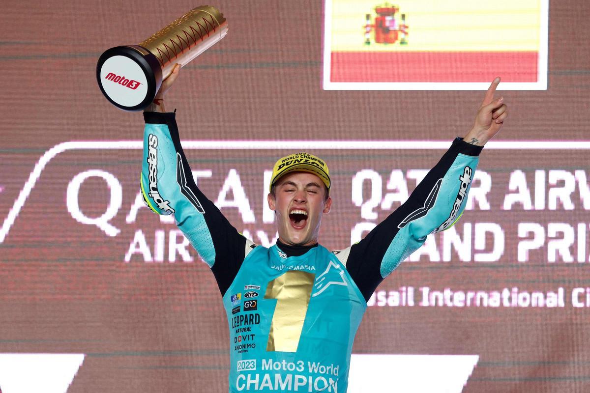 Jaume Masià, campeón del mundo de Moto3 Jaume Masià, campeón del mundo de Moto3