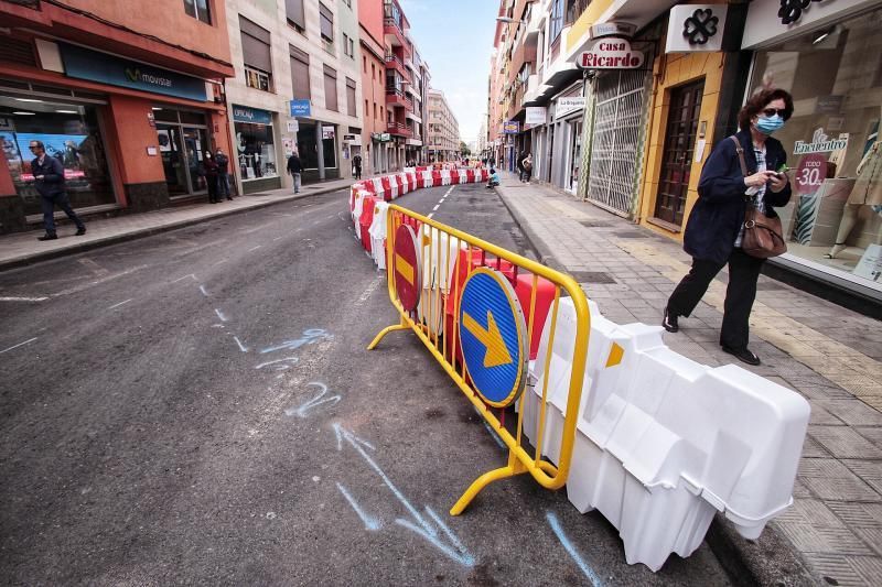 Peatonalización de la calle Heraclio Sánchez