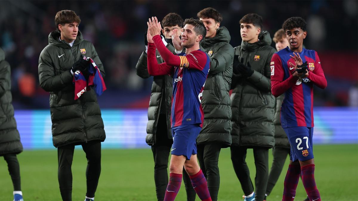 Sergi Roberto se mostró feliz tras el FC Barcelona - Almería