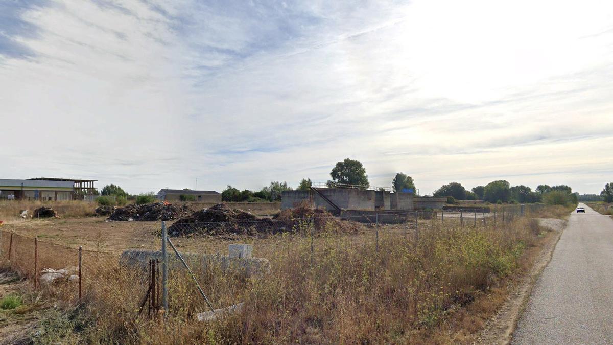 Instalaciones de la vieja depuradora benaventana, donde se acopiarán y triturarán los restos vegetales.