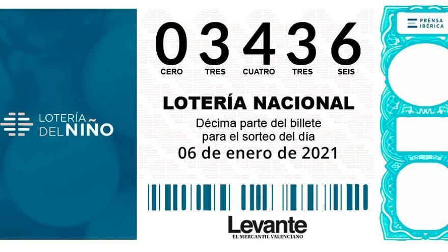 2 Premio Lotería del Niño