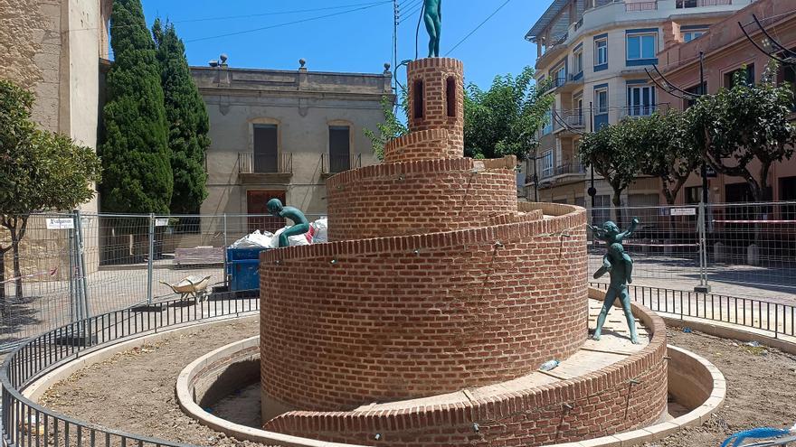 Tres detenidos por el robo de esculturas de Manolo Boix en la fuente de Albalat de la Ribera