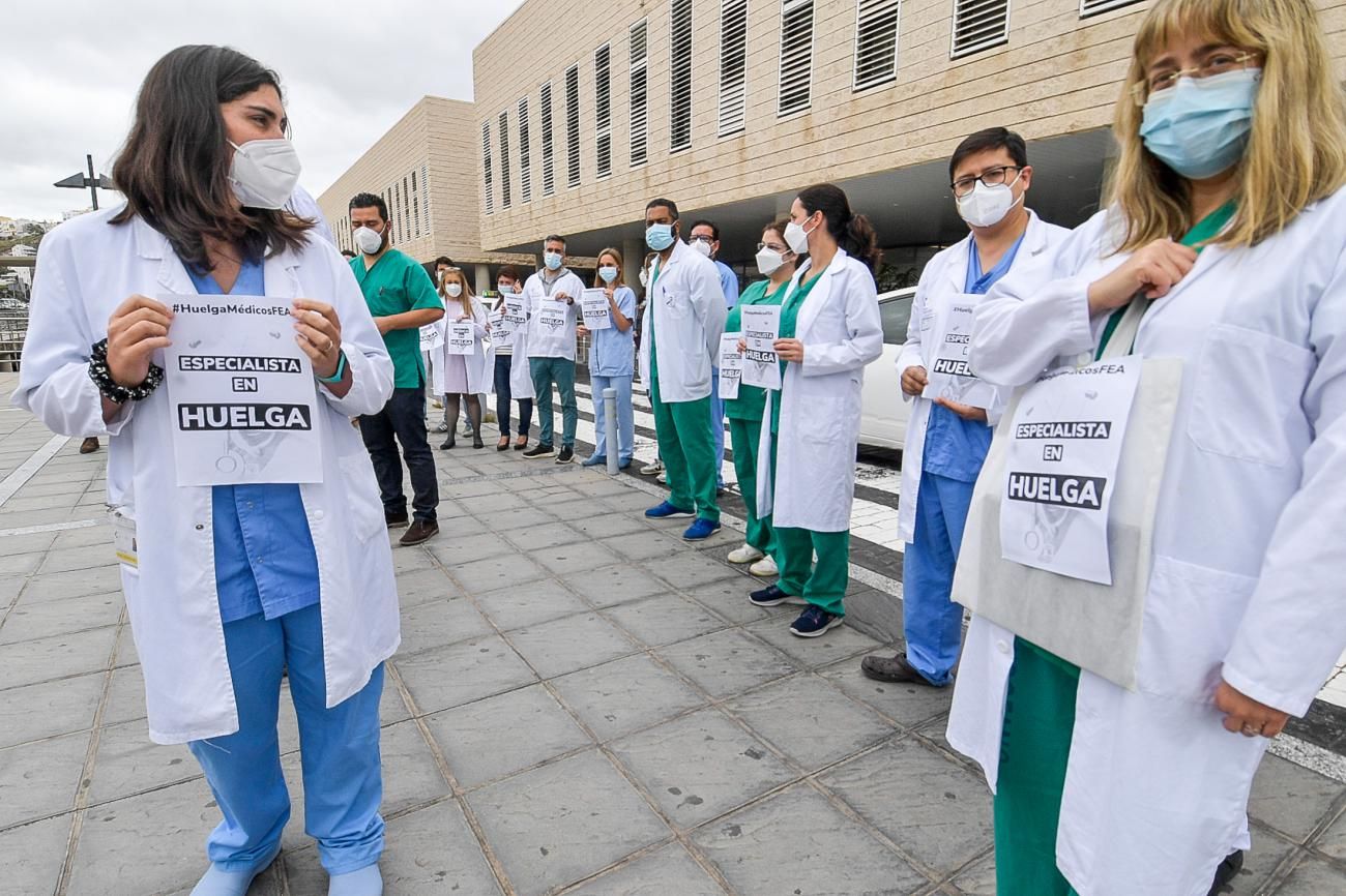 Primera jornada de la huelga de médicos