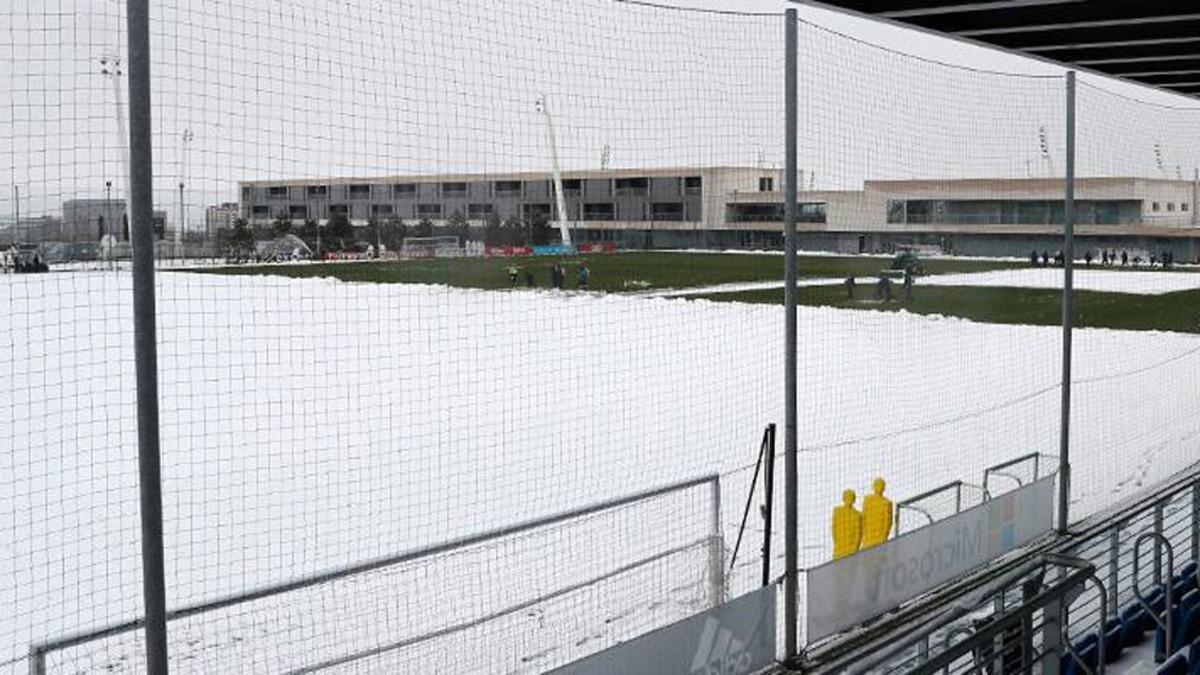 Las instalaciones de la Ciudad Deportiva de Valdebebas este lunes 5 de febrero