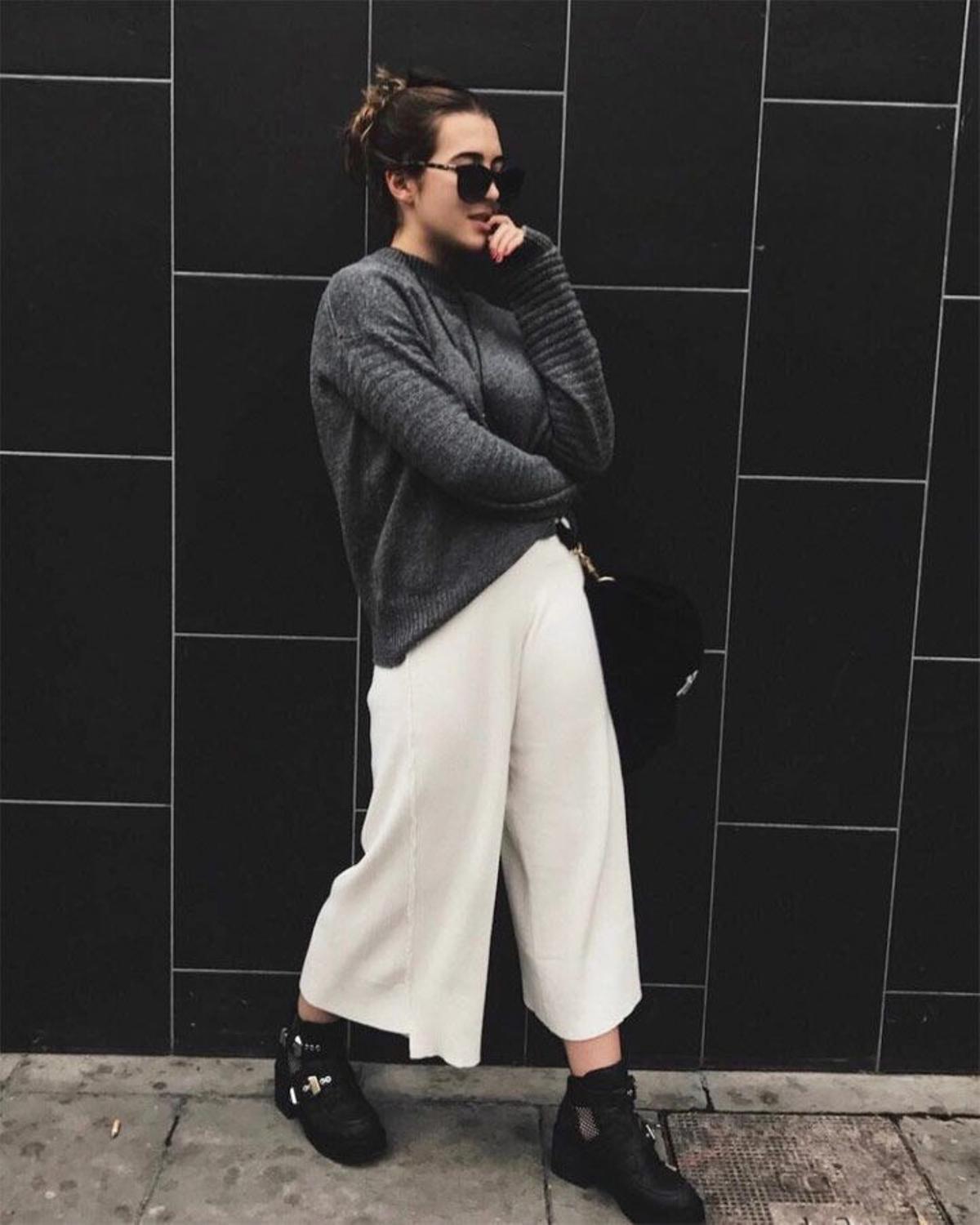 Los mejores looks de Alba Díaz Martín: pantalones palazzo