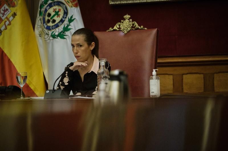 Pleno Sesión Ordinaria + Extraordinario Ayuntamiento de Santa Cruz de Tenerife Patricia Hernandez  | 29/05/2020 | Fotógrafo: Andrés Gutiérrez Taberne