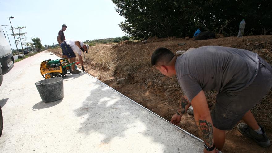 Castelló suma otros 500 metros de carril bici en la zona oeste