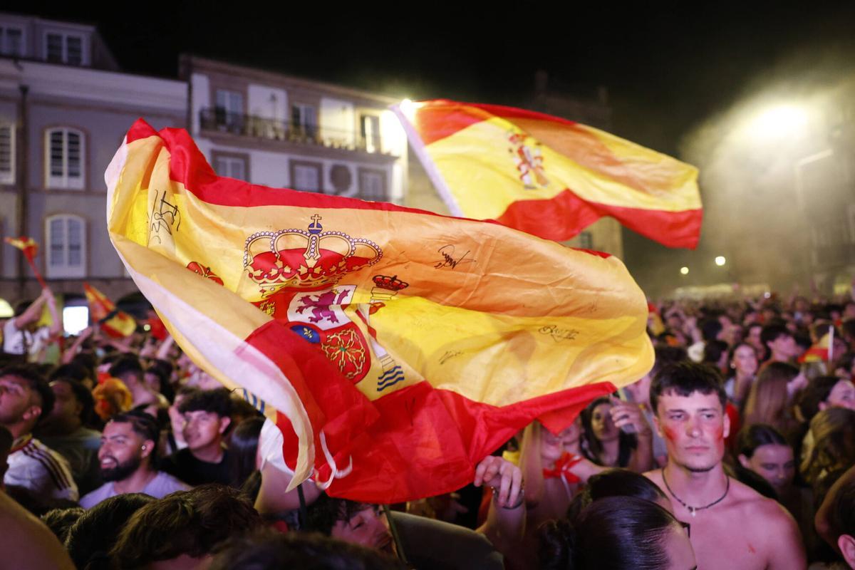 Las celebraciones del Mundial en Avilés, en imágenes