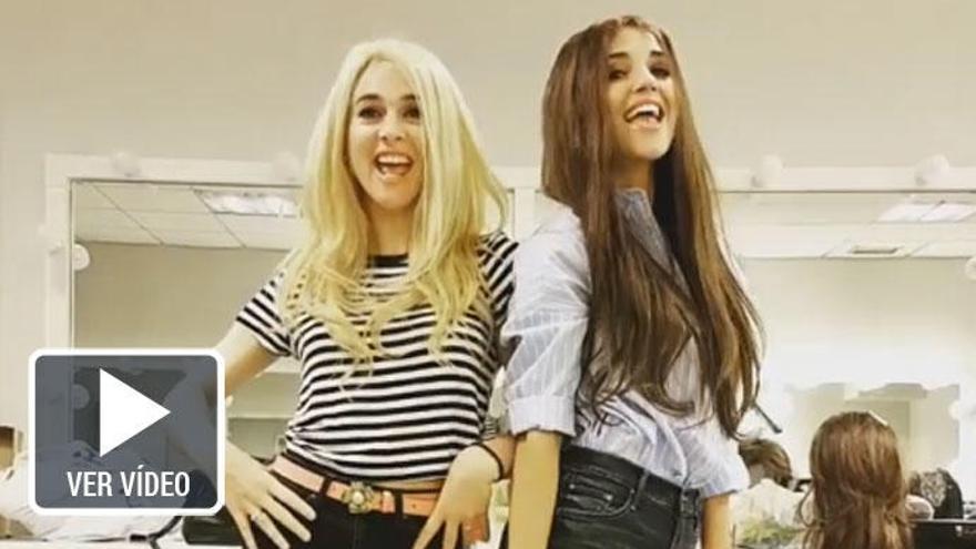 Paula Echevarría y Marta Hazas, imitando a Sonia y Selena