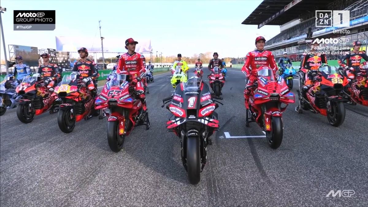 La inédita foto oficial de MotoGP: sin Jorge Martín... y con su moto vacía