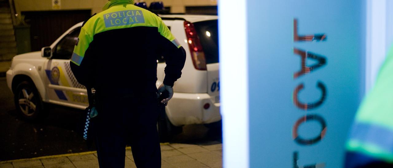 Un agente de la Policía Local de Avilés