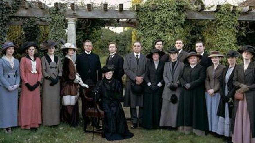 Protagonistas de &#039;Downtown Abbey&#039;.