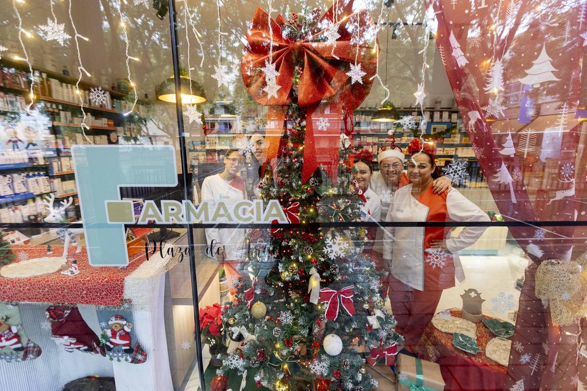 Escaparates navideños en la Zona Norte de Alicante