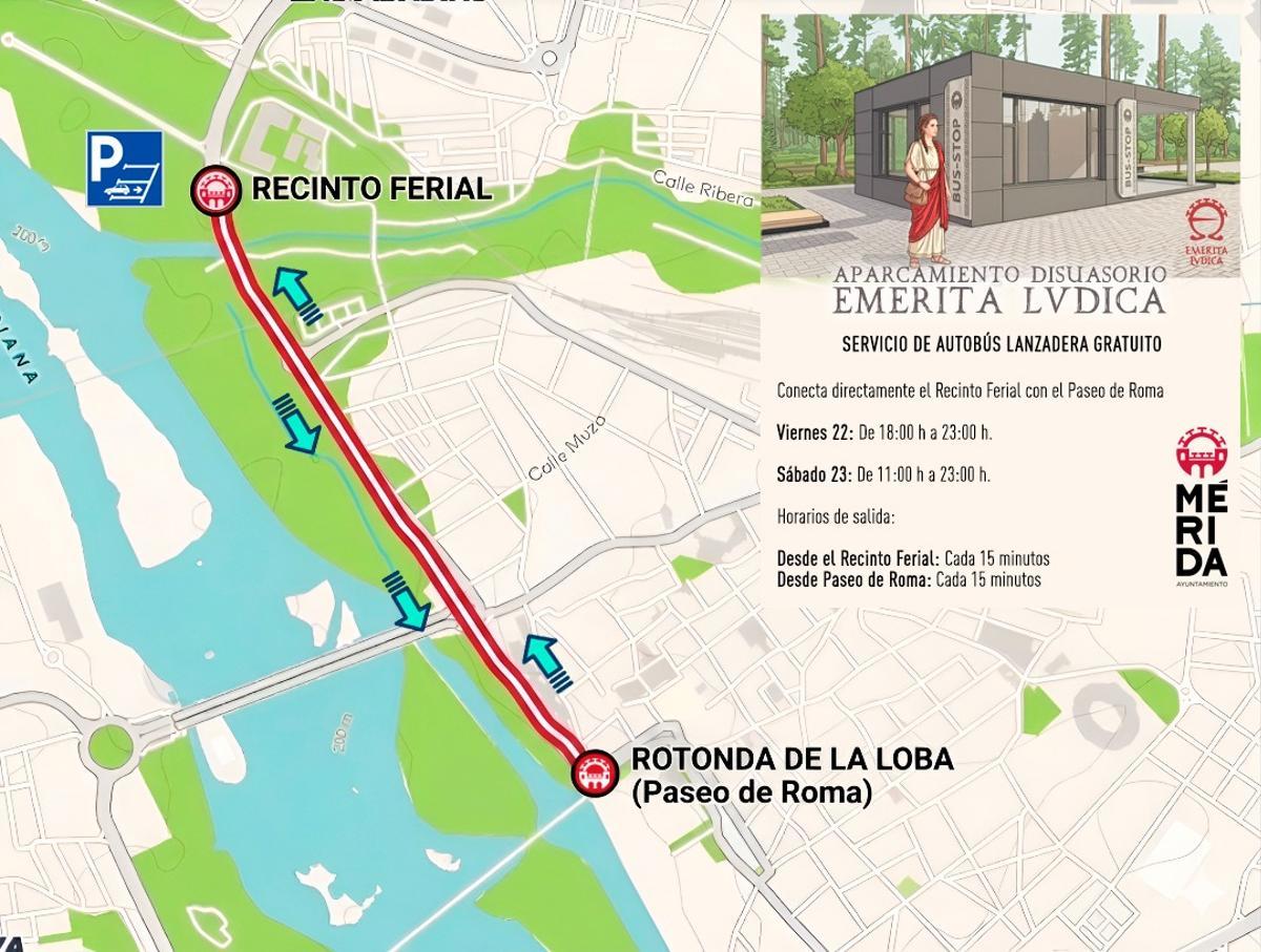 Servicio de autobús lanzadera gratuito.