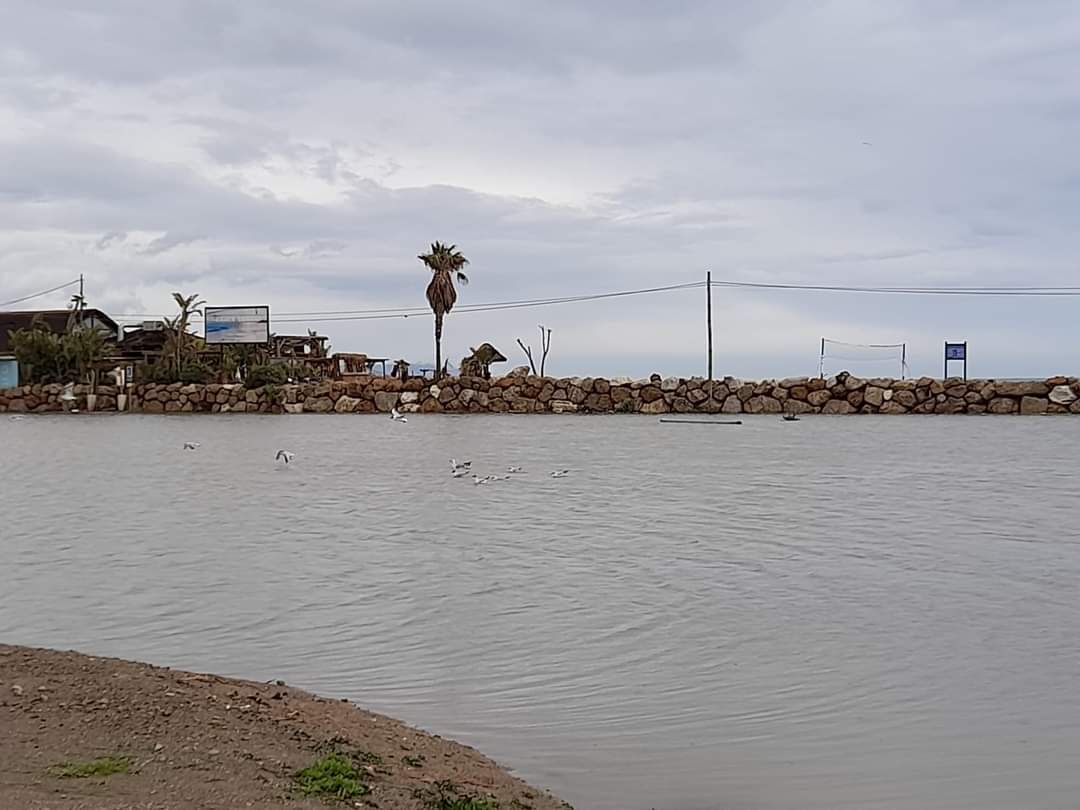 Reparación de las playas en Torre del Mar.