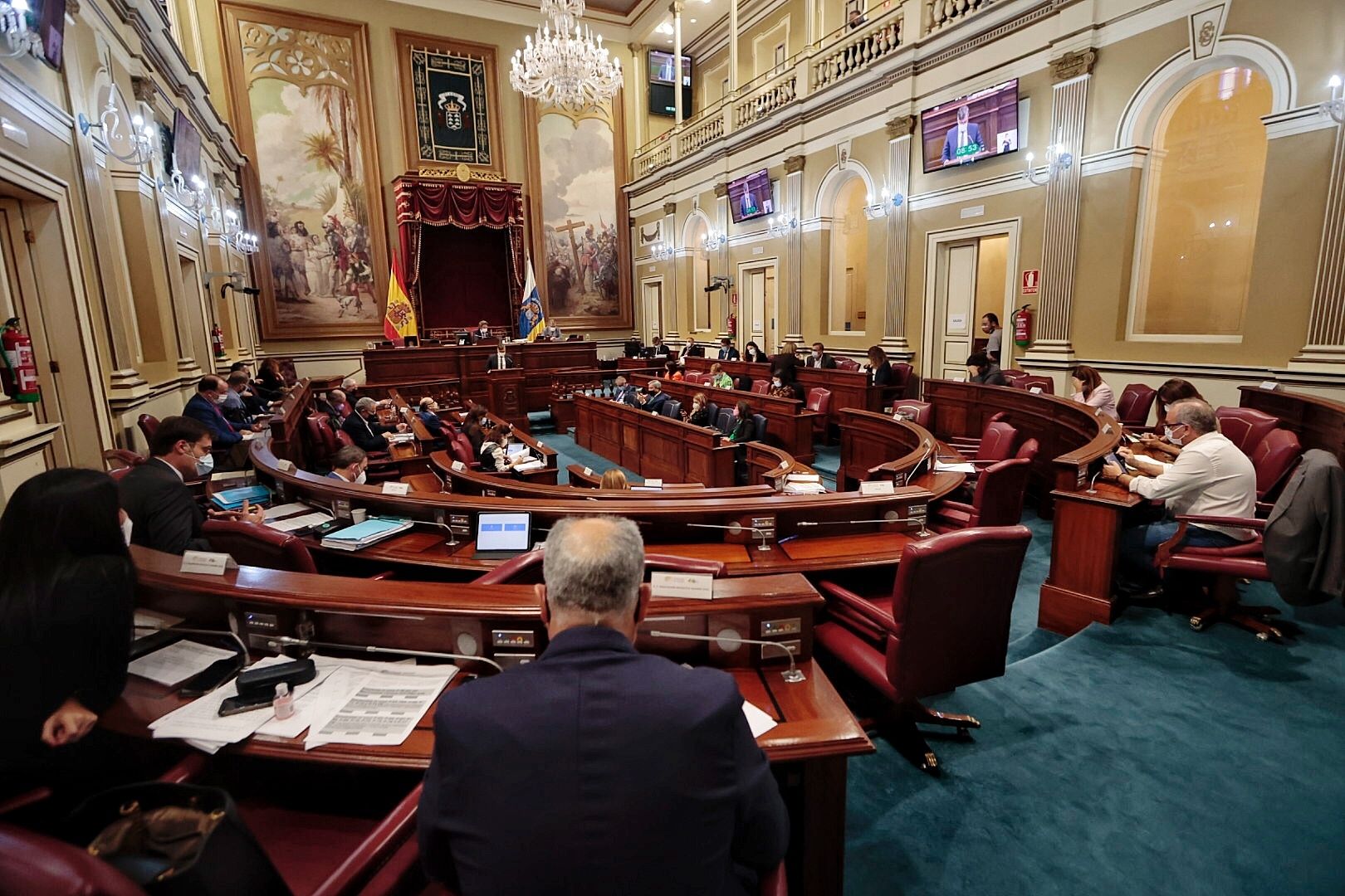 Pleno del Parlamento de Canarias (21/12/2021) y aprobación de los presupuestos autonómicos