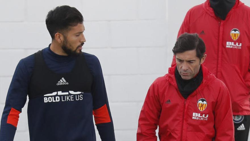 Garay se retira del entrenamiento