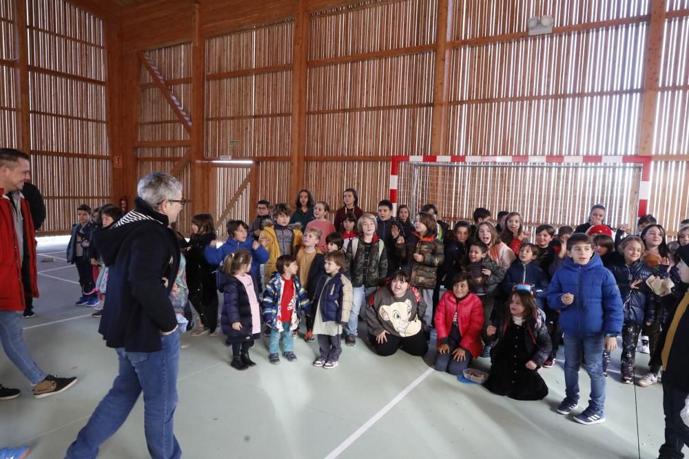 Inauguración de la pista cubierta de Cimadevilla