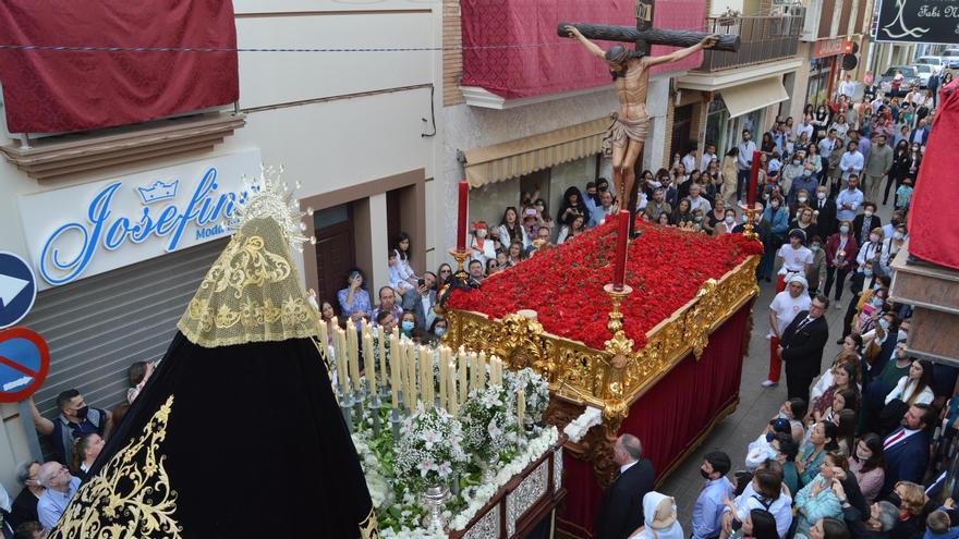 Cristo de la Sangre y Nuestra Señora de los Dolores en Fuente Palmera.