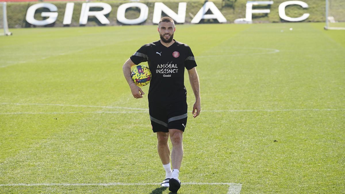 David López, a la Vinya, després d'un entrenament