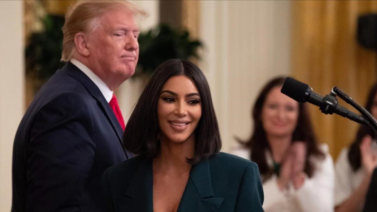 Kim Kardashian se vuelve a reunir con Trump