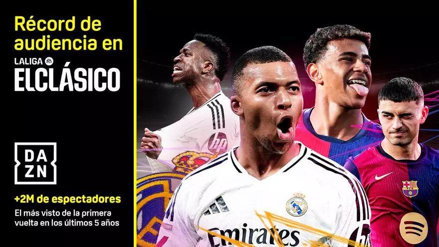 ?R谷cord de audiencia del cl芍sico! El m芍s visto de la primera vuelta de los 迆ltimos cinco a?os