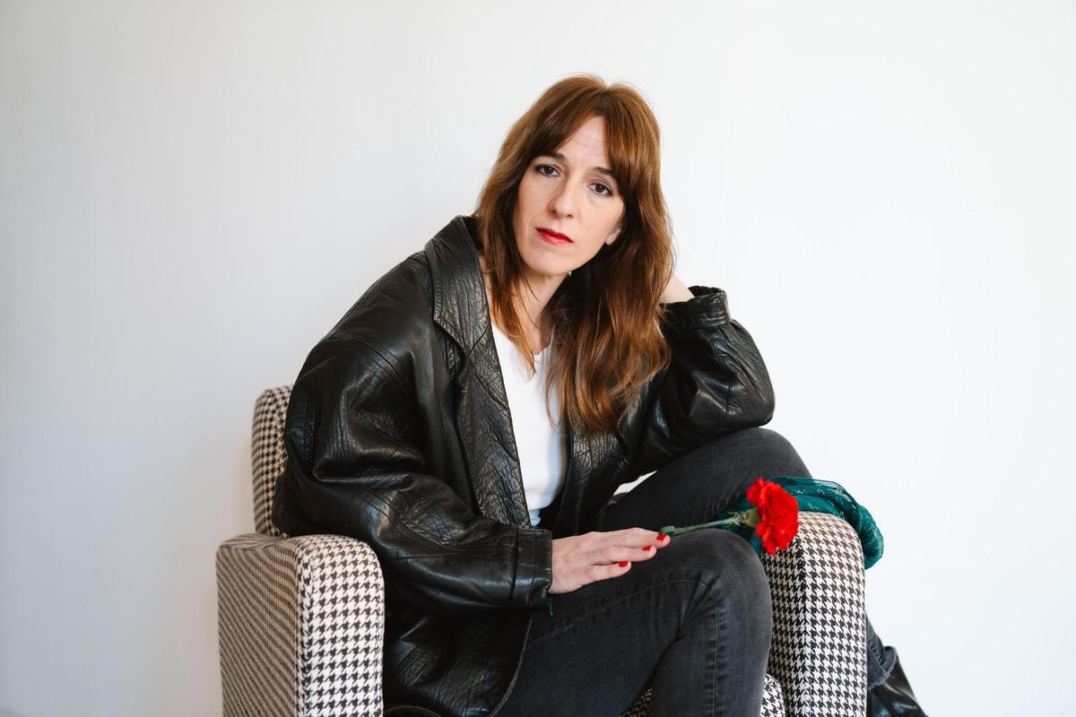 Miren Iza, artísticamente conocida como Tulsa, en su casa en Madrid.