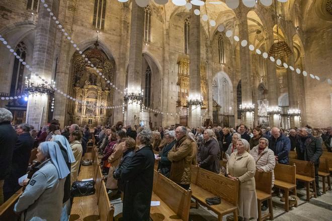 La Iglesia de Mallorca se despide de Benedicto XVI