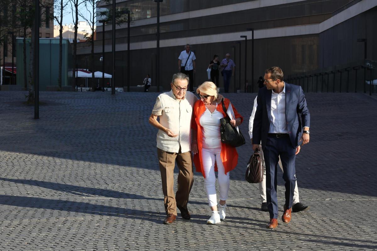 Enríquez Negreira en su reciente comparecencia a los juzgados.