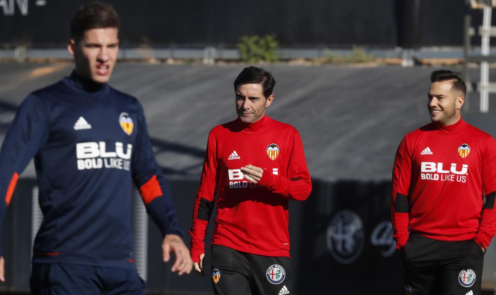 Así ha sido el último entrenamiento de esta semana del Valencia CF